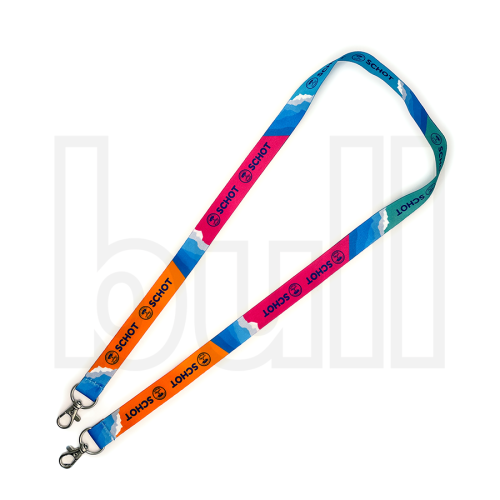 Lanyard Doblemosquetón 2x90 cm